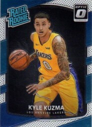 2017-18 Panini Donruss Optic Rated Rookie #174 Kyle Kuzma - Lakers